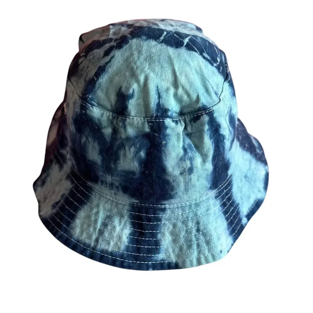 Brand New Tie Dye Blue Bucket Hat - Picture 3 of 8